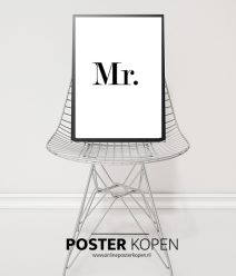 Tekst Poster l Mr. poster l Online Poster Kopen l Text Poster
