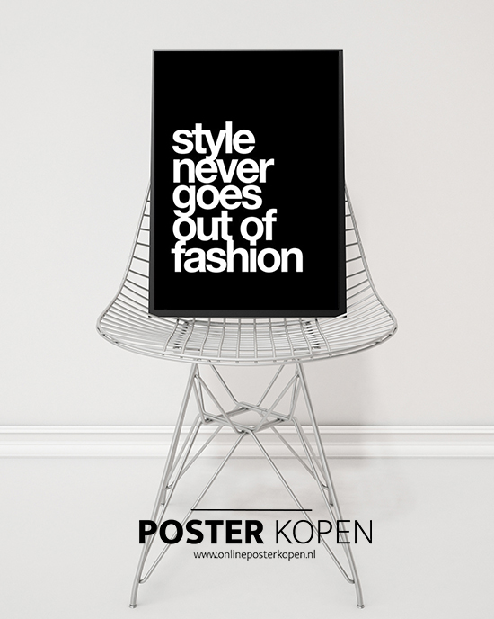 style-never-out-of-fashion-poster