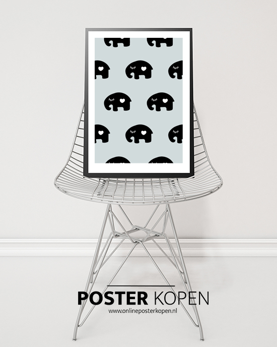 olifant-poster-kinderkamer-poster-hippe poster-onlineposter-kopen