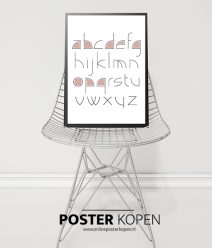 alfabet-poster-kinderkamer-poster-hippe poster-onlineposter-kopen