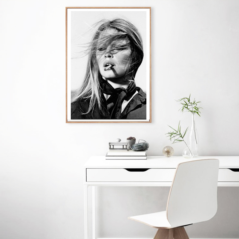 Brigitte Bardot with Cigar poster l Limited Edition l Online Poster Kopen