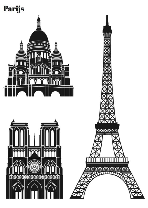 Parijs- stedenposter -premium kwaliteit - onlineposter kopen