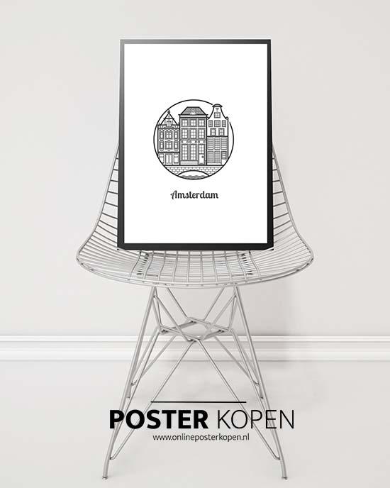 Amsterdam Steden poster -premium kwaliteit - onlineposter kopen