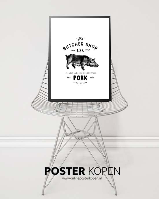 keuken poster-zwartwit poster-onlineposterkopen