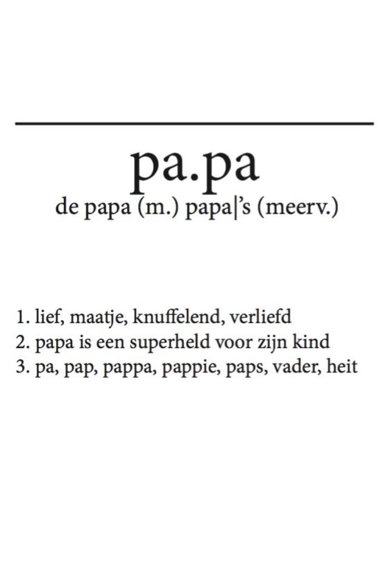 papa-poster-onlineposterkopen