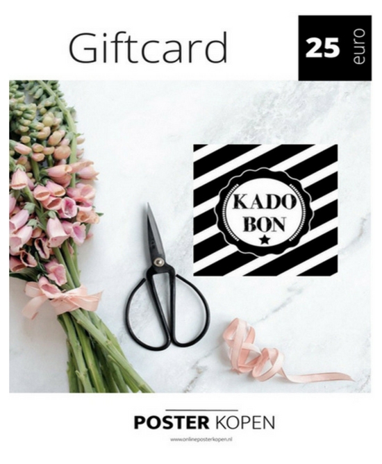 giftcard 25 euro-onlineposterkopen