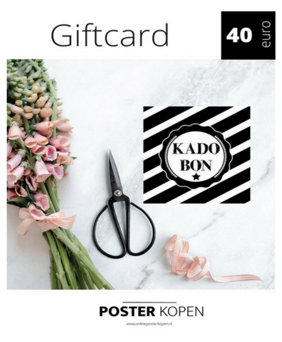 giftcard 40 euro-onlineposterkopen