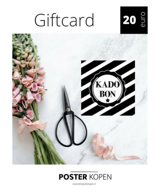 giftcard 20 euro-onlineposterkopen