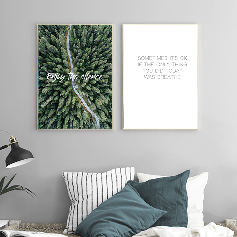Betere Poster Just Breath -tekst poster – muur poster - interieur poster MO-93
