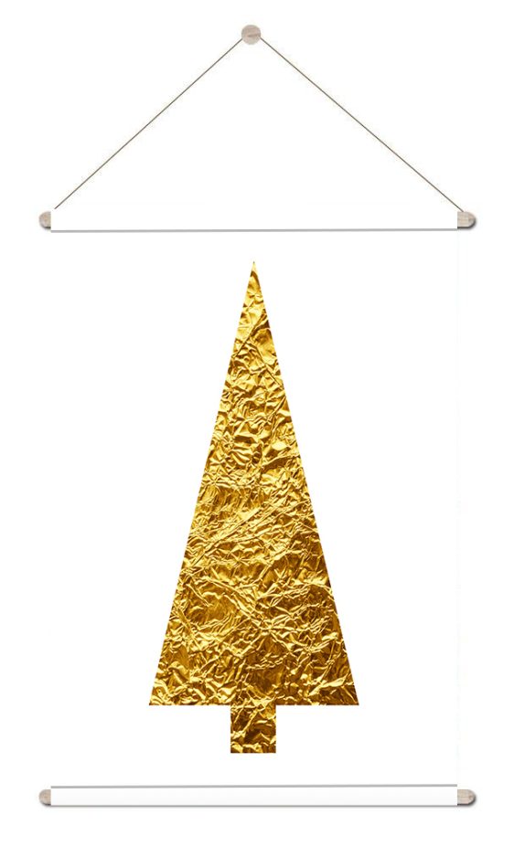 textielposter-goudenkerstboom-onlineposterkopen
