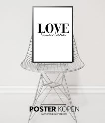 love poster - liefde is poster - liefdesposter