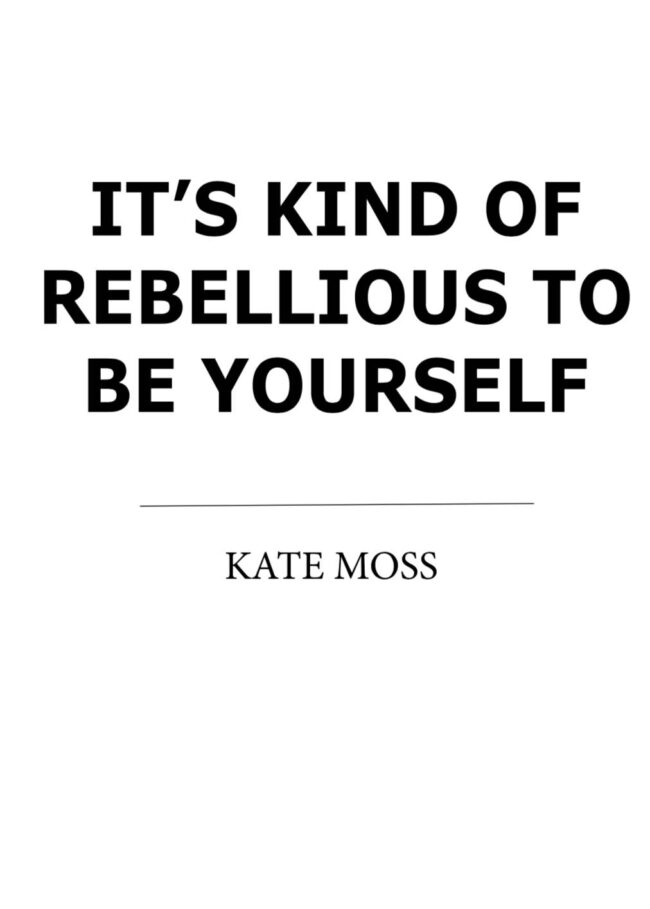 kate moss- tekst poster - poster met tekst - textposter -online poster kopen