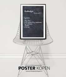 keuken poster-zwartwit poster-onlineposterkopen