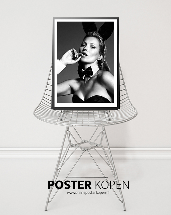 Kate Moss poster- fashion-poster-kate-moss-onlineposterkopen