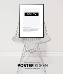 tekst poster - poster met tekst - textposter -online poster kopen