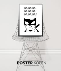batman poster- posters kinderkamer - zwart wit posters - kinderposters