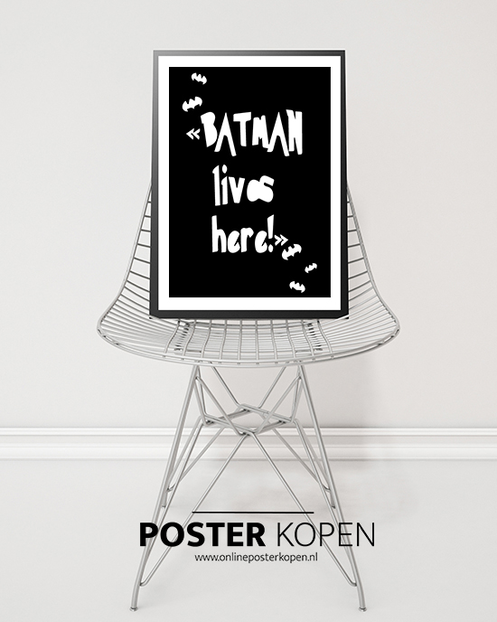 batman kinder poster - batman poster - online poster kopen