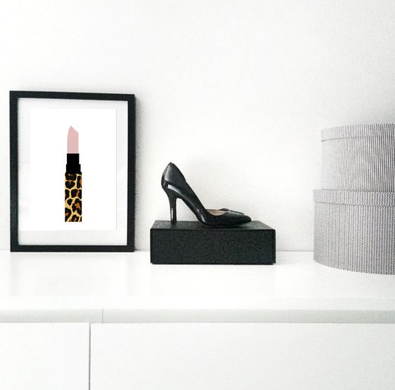 fashion-poster- lipstick poster- meidenposter-