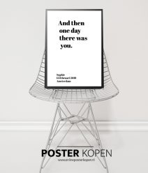 gepersonaliseerde poster - tekstposter - textposter-onlineposterkopen