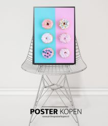 poster met donuts- kinderposter-onlineposterkopen
