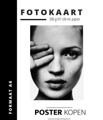Fotokaart Kate Moss- Kate Moss fotokaart - online poster kopen