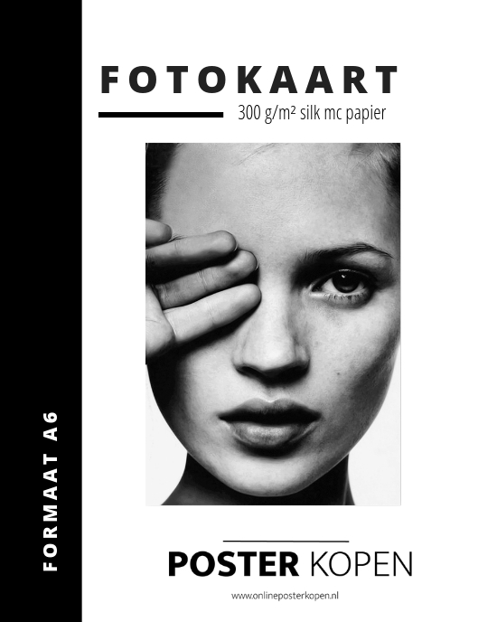 Fotokaart Kate Moss- Kate Moss fotokaart - online poster kopen