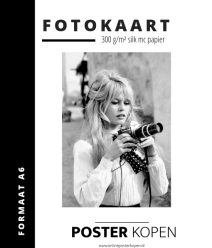 Fotokaart Brigitte Bardot - Brigitte Bardot fotokaart -Online Poster Kopen