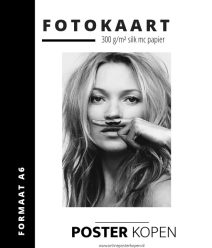 Fotokaart Life is a Joke - Kate Moss fotokaart-online posterkopen