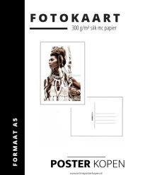 FOTOKAART met indiaan- Fotokaart - online poster kopen