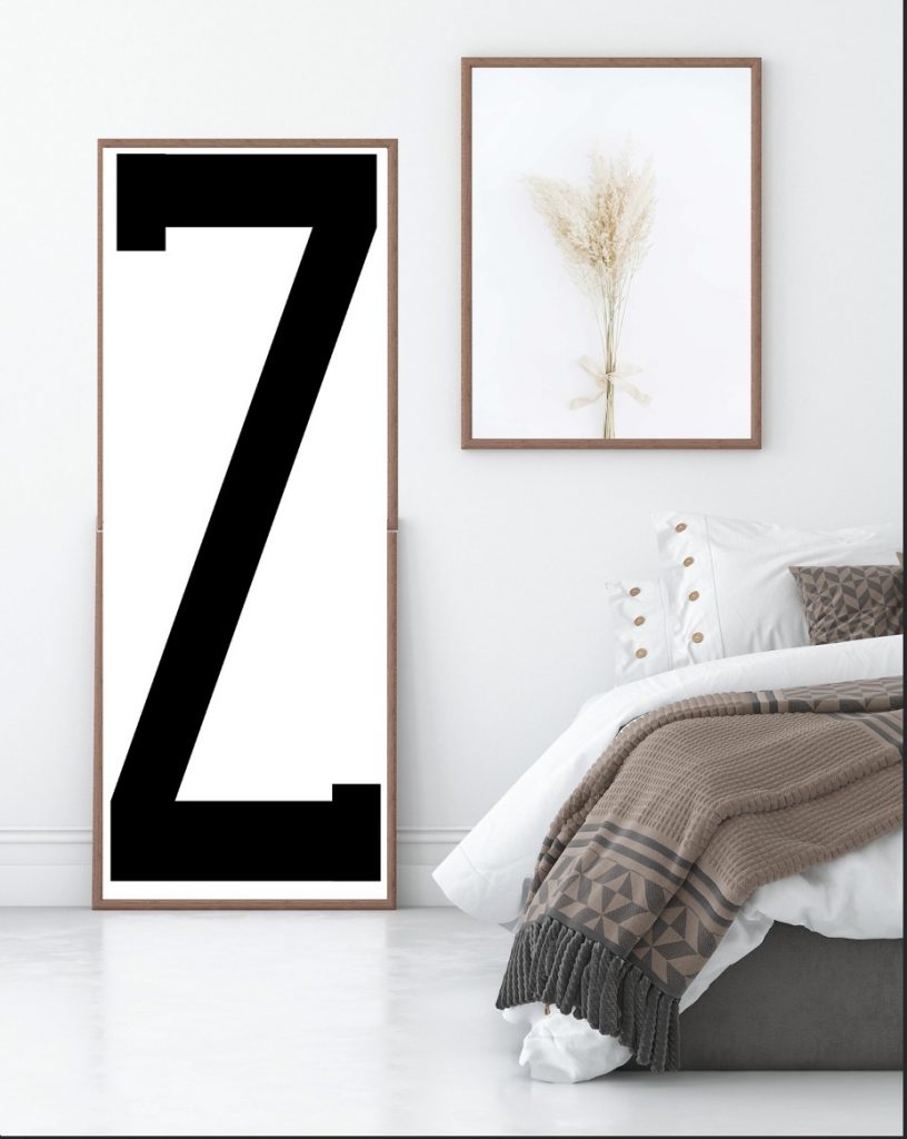Poster Z - XXL - Letter Z xxl