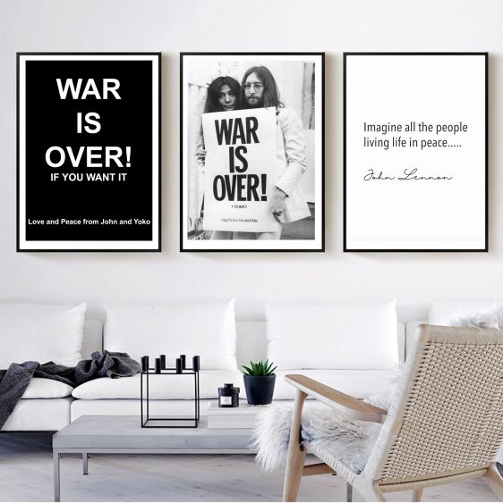 War is over poster- John lennon - Yoko Ono