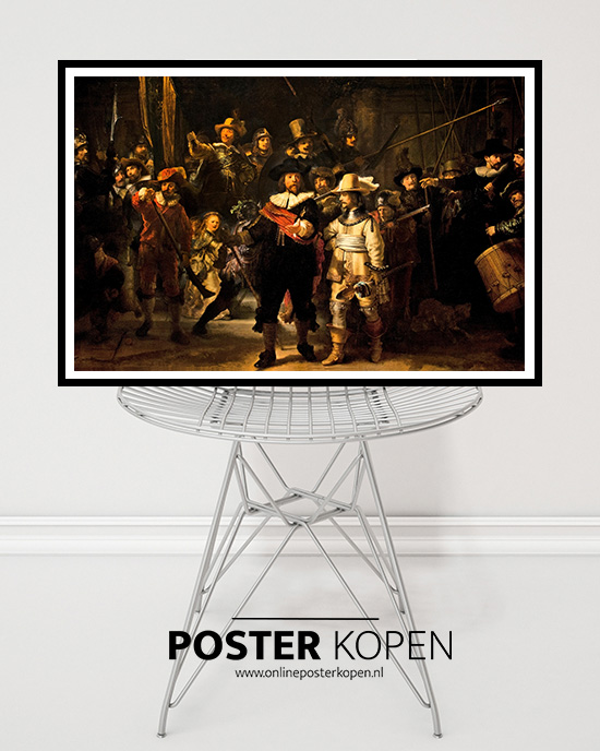 Poster de nachtwacht- Poster Rembrandt- Poster Rijksmuseum - Kunst poster - Reproductie